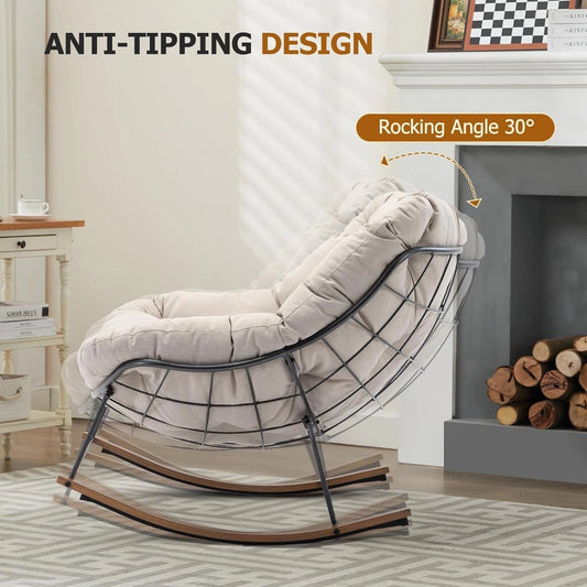 Embrace Relaxation – Comfort-Designed Rocking Lounge Chair